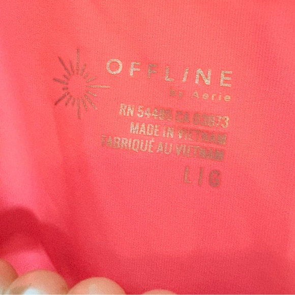Aerie Vibrant Pink Tank Top - Picture 2 of 3